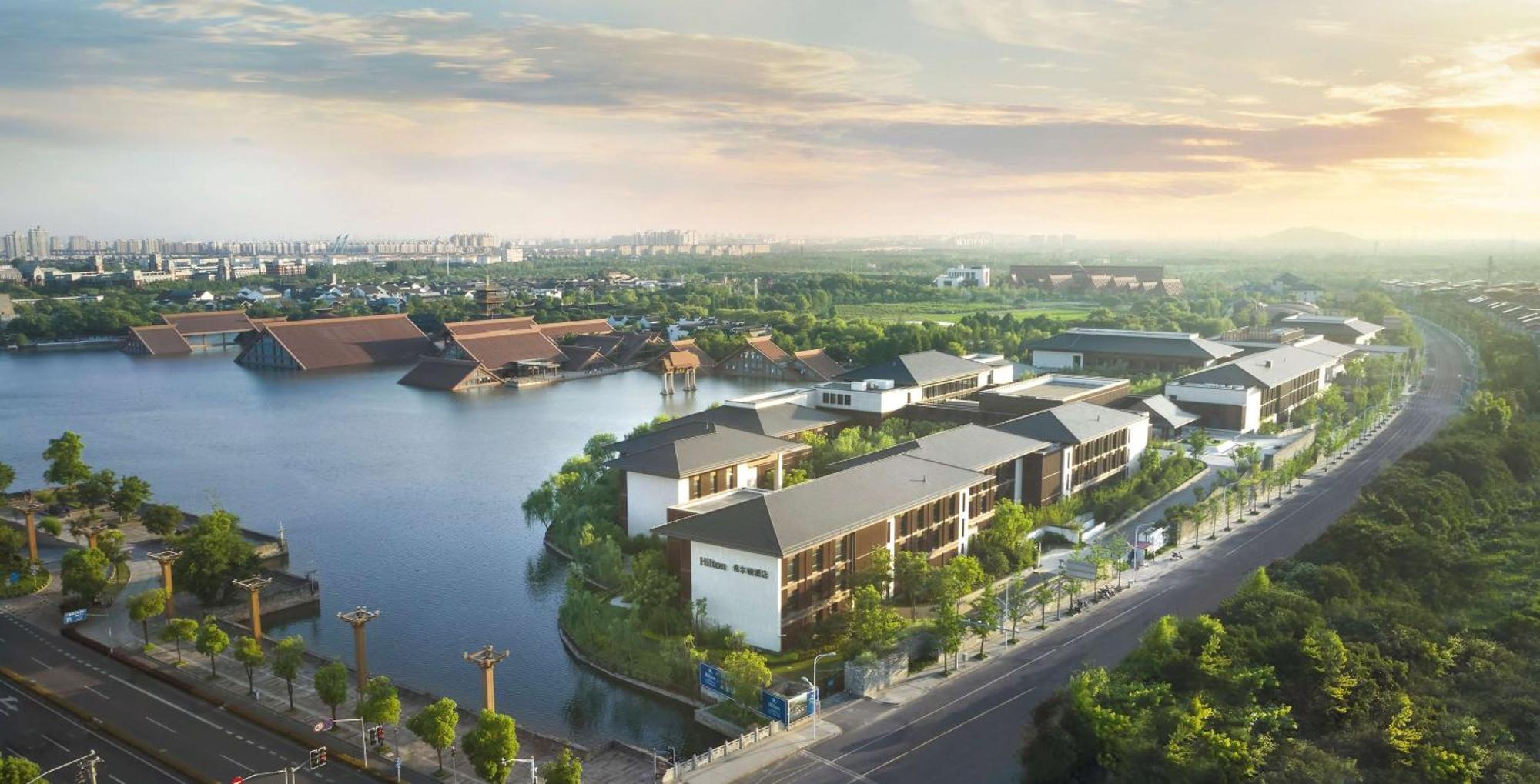Hilton Shanghai Songjiang Guangfulin Zewnętrze zdjęcie